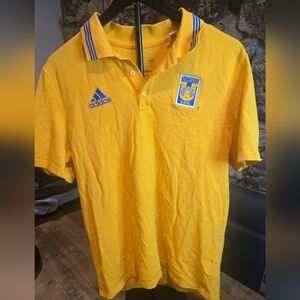 Adidas Yellow Tigres UANL Men's Polo Shirt